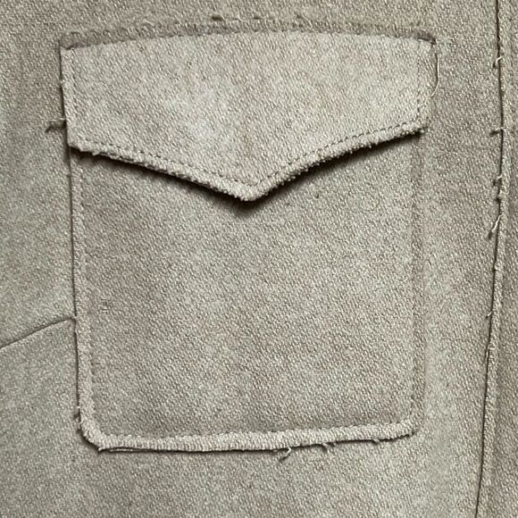 New Adolfo Dominguez Luxury Wool Camel Trench Coat 42 Sz 10 US - Picture 5 of 9